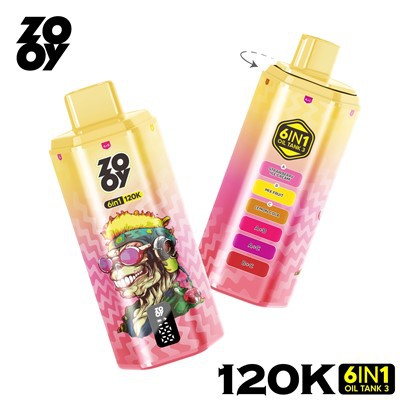 ZOOY 6 V 1 PRÍCHUTÍ 120K elektronická cigareta